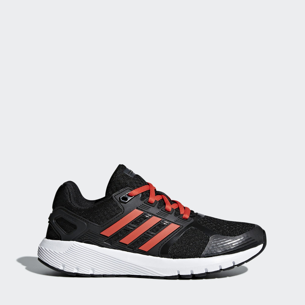 Adidas Duramo 8 - παπουτσια για τρεξιμο για αγορια - Μαυρα/Κοκκινα/Βαθυ Γκρι,Μέγεθος: EU 27 – 39 1/3